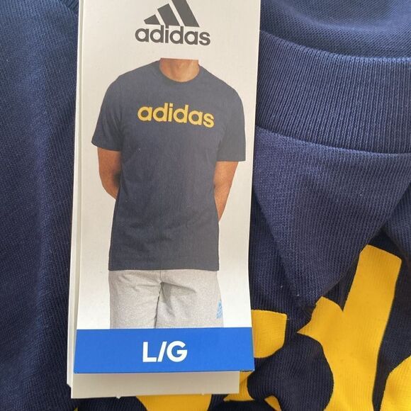 adidas Men’s Graphic Tee Navy ( Legink/Bogold ) - Picture 4 of 7